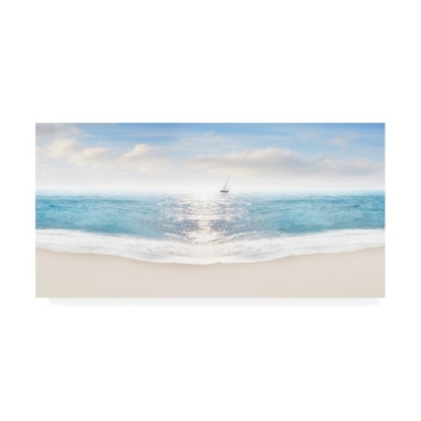 Trademark Fine Art James Mcloughlin 'Beach Photography Viii' Canvas Art, 24x47 WAG10745-C2447GG
